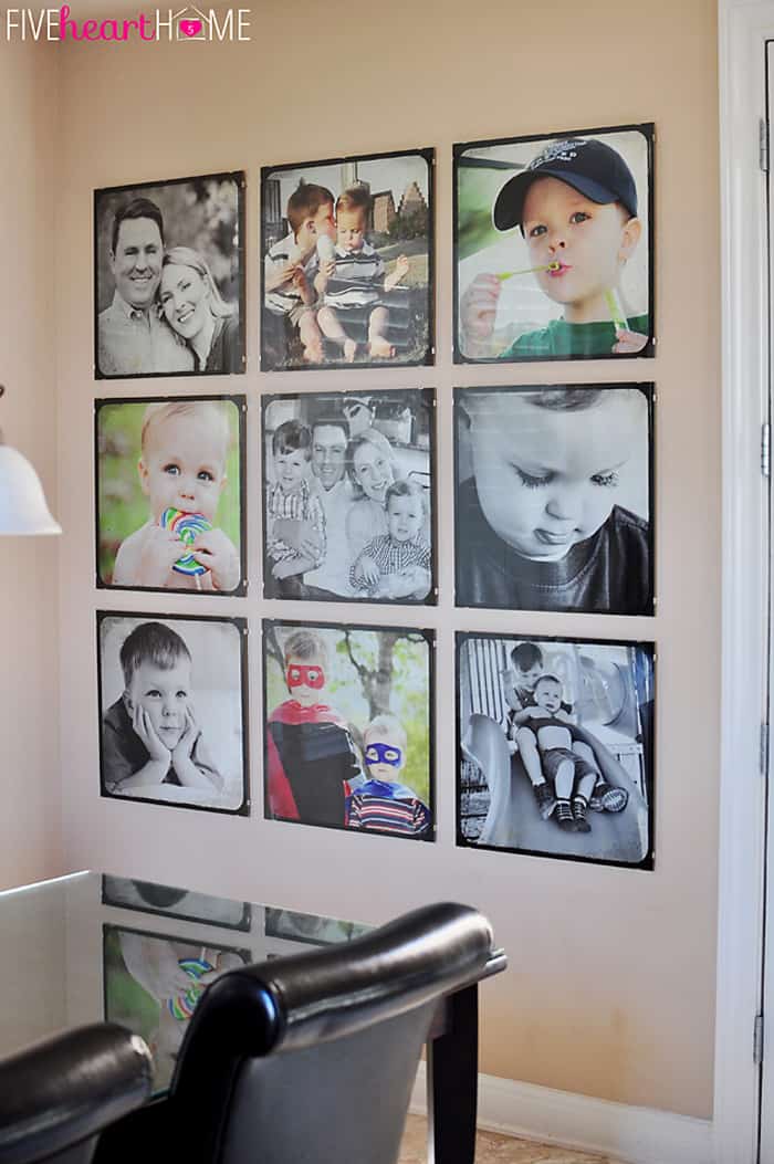  Family Photo Gallery Wall for Living room
