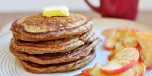 Gingerbread Pancakes ~ perfect for a holiday breakfast or any day! (a copycat recipe of Kerby Lane Cafe) | {Five Heart Home}
