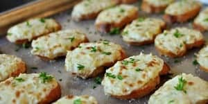 Artichoke Bruschetta {or} Hot Artichoke Dip ~ an easy appetizer or dip, depending on how fancy the occasion is | {Five Heart Home}