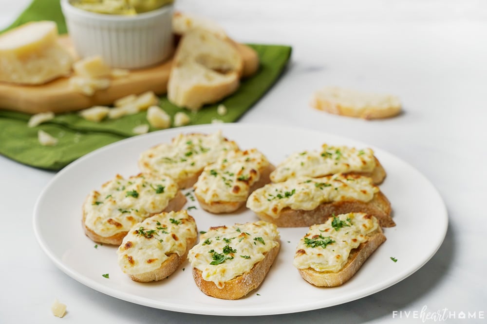 Easy Amazing Artichoke Bruschetta Fivehearthome