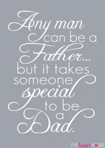 fathers day free printable dad quote