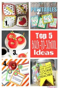 Features & Fun Friday #16 ~ Top 5 Back to School Ideas