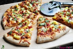 Pineapple Pulled Pork Pizza with Bacon, Jalapeños, & Cilantro ...