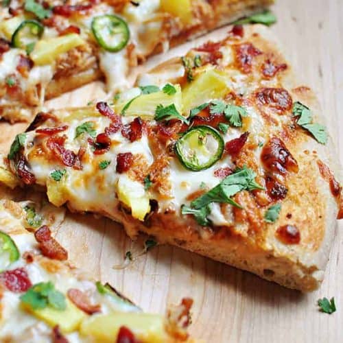 Pineapple Pulled Pork Pizza with Bacon, Jalapeños, & Cilantro ...