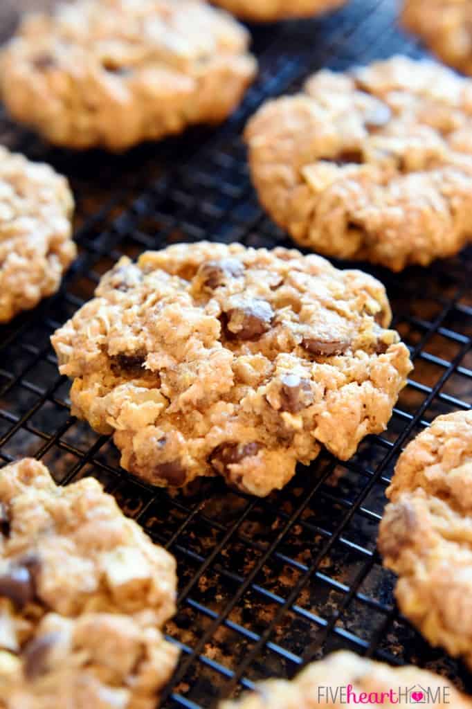 ULTIMATE Cowboy Cookies ~ Chewy & Delicious! • FIVEheartHOME