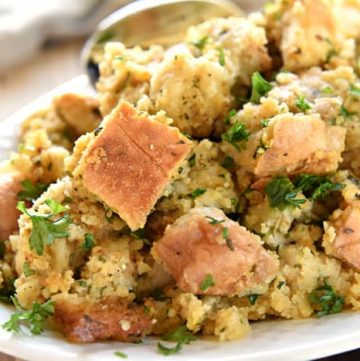 Garlic & Herb Stuffing • FIVEheartHOME