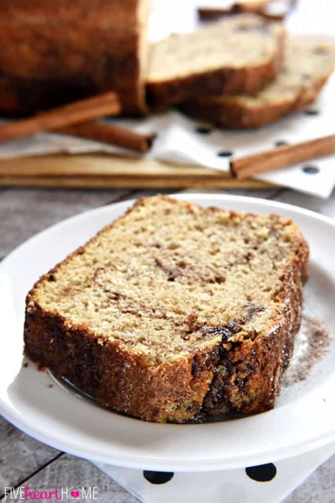 The BEST Cinnamon Bread {No-Yeast Quick Bread} • FIVEheartHOME