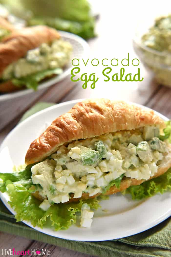 Avocado Egg Salad Sandwiches