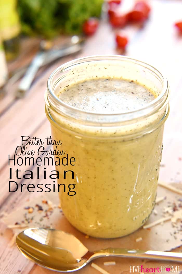 Italian Dressing Recipe (Olive Garden Dressing Copycat)