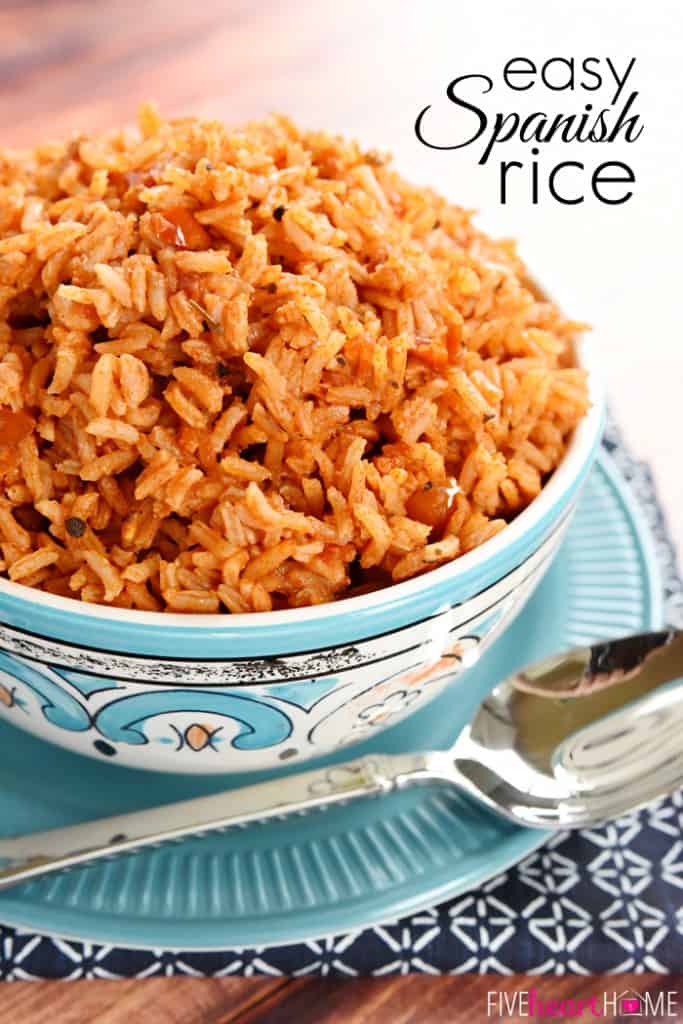 The BEST Easy Spanish Rice ~ Quick + Foolproof! • FIVEheartHOME