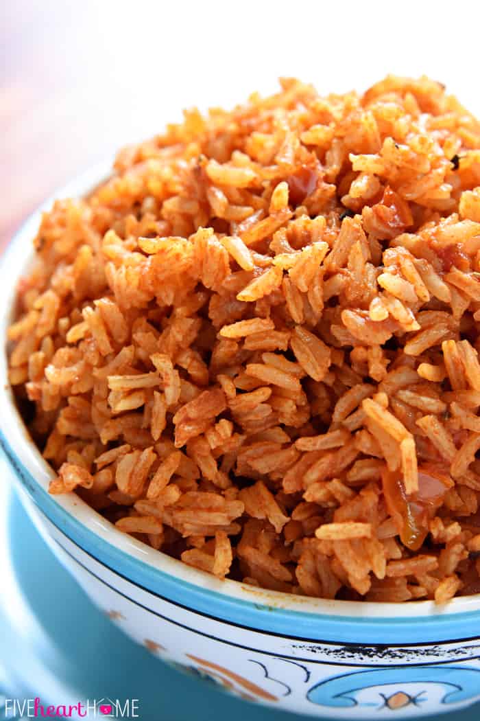 Spanish Rice (Mexican Rice) - Garnish & Glaze