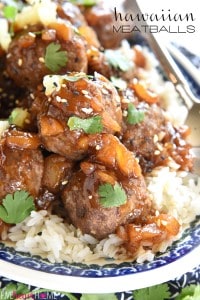 Easy + AMAZING Hawaiian Meatballs • FIVEheartHOME