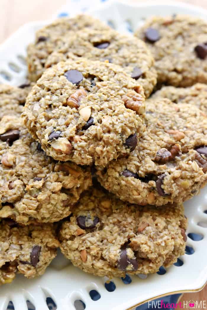 Banana Breakfast Cookies ~ with RAVE Reviews! • FIVEheartHOME