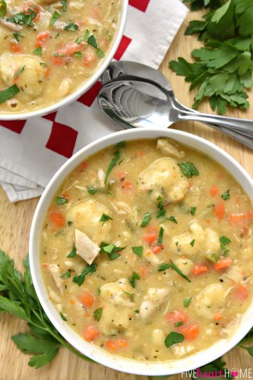 PERFECT Chicken and Dumplings (from Scratch!) • FIVEheartHOME