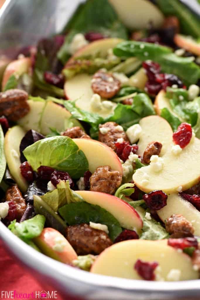 Holiday Honeycrisp Salad • FIVEheartHOME