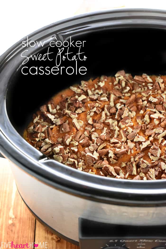 Crockpot Sweet Potato Casserole {Classic Side} - Spend With Pennies