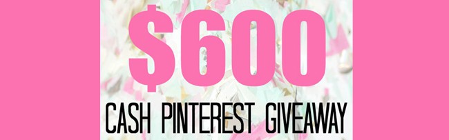 $600 Cash Giveaway! - 650 x 203 jpeg 22kB