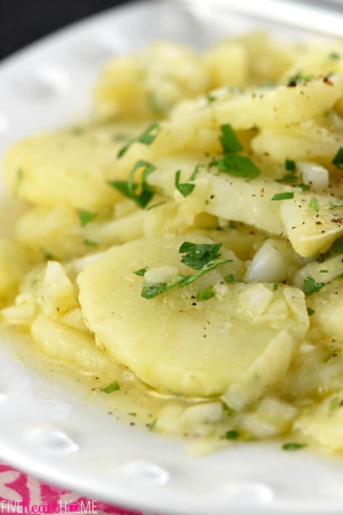 Swabian Kartoffelsalat ~ Simple German Potato Salad • FIVEheartHOME