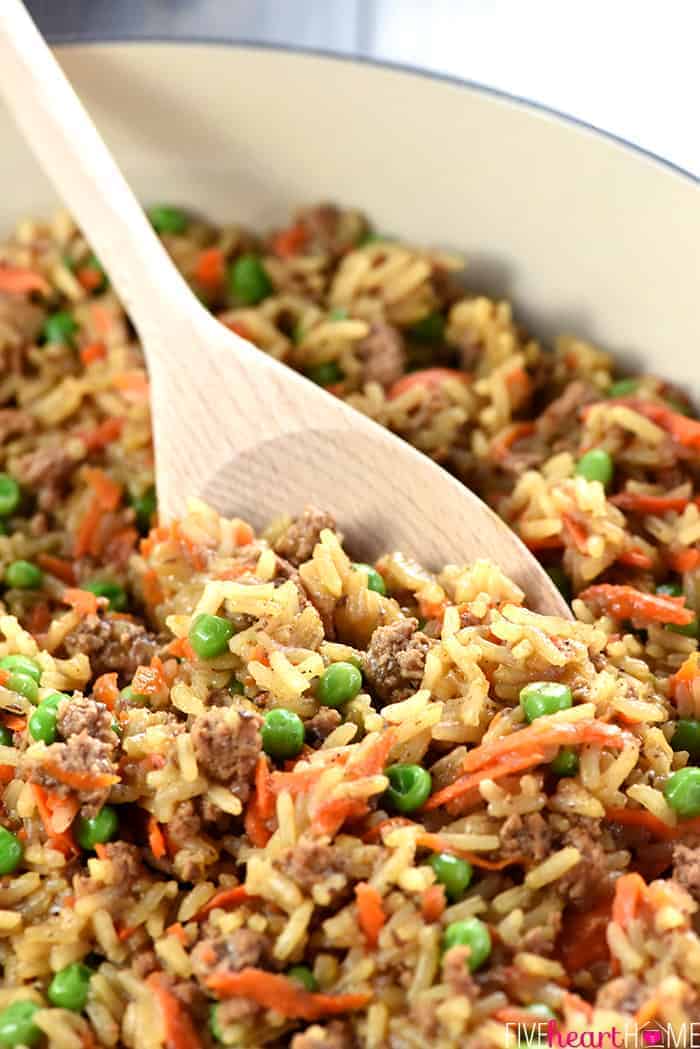 Easy One Pot Beef and Rice - Cook With Dana