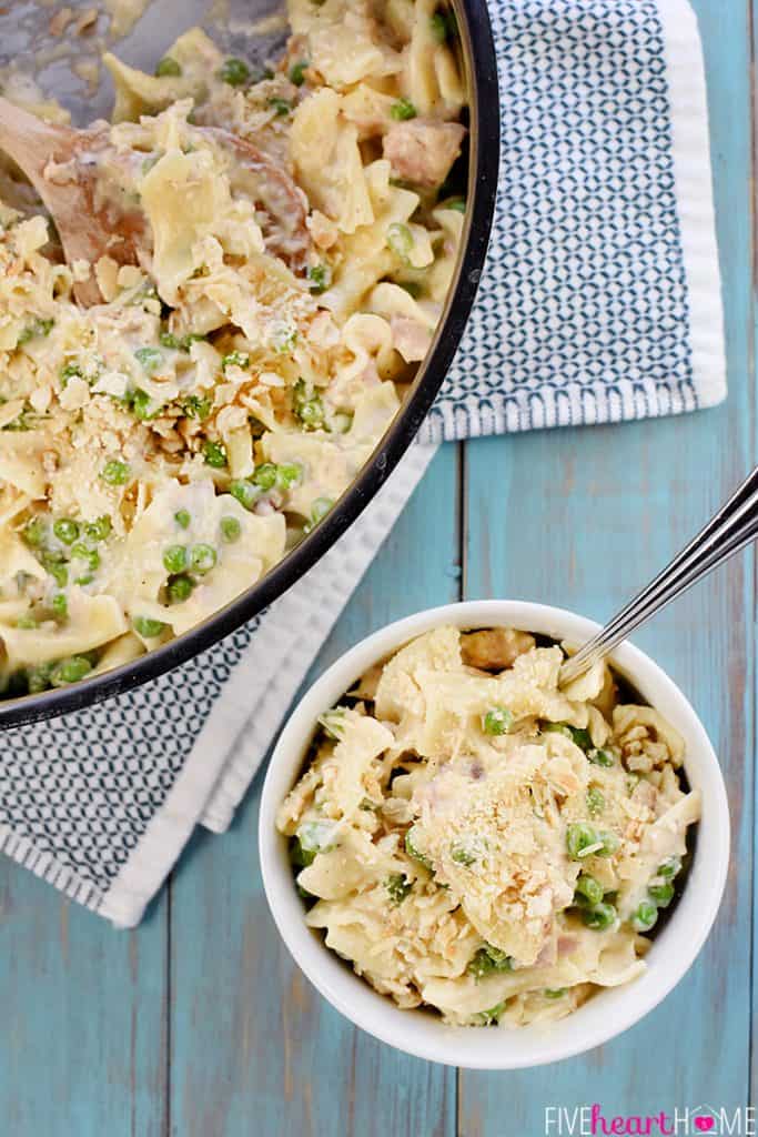 QUICK EASY Tuna Noodle Casserole From Scratch FIVEheartHOME