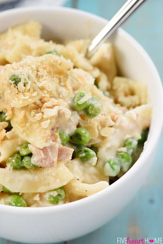 Quick Easy Tuna Noodle Casserole From Scratch • Fivehearthome