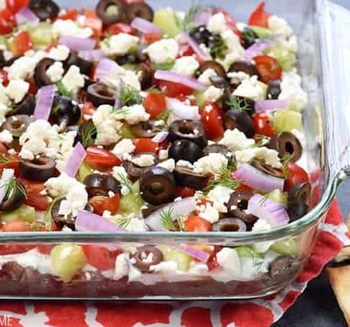 Greek 7 Layer Dip Fivehearthome