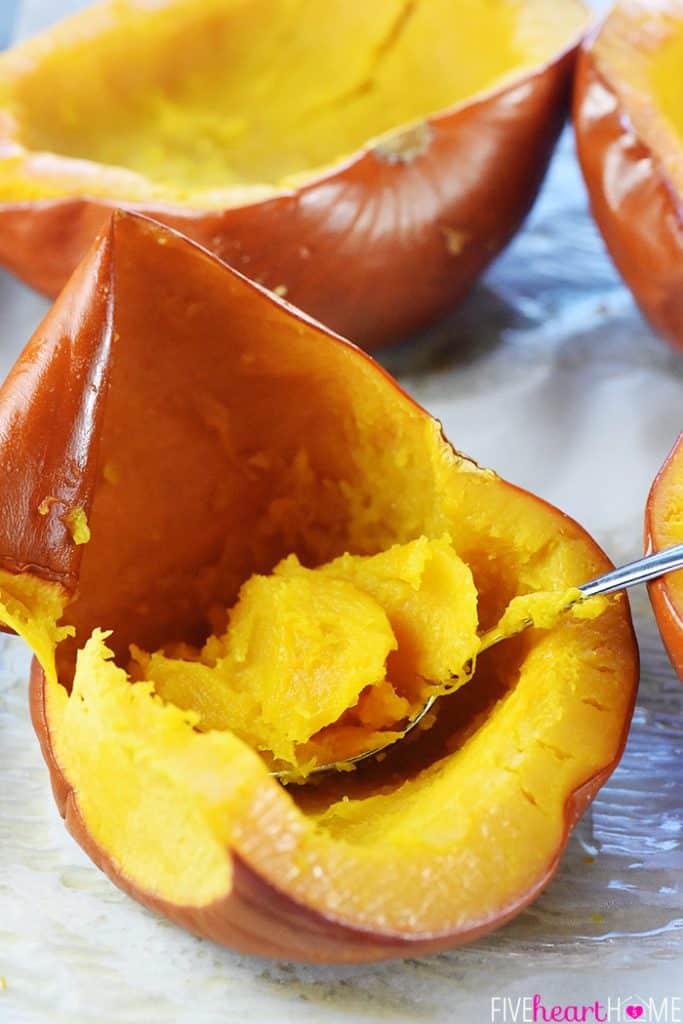 Homemade Pumpkin Puree ~ EASY + DELICIOUS! • FIVEheartHOME