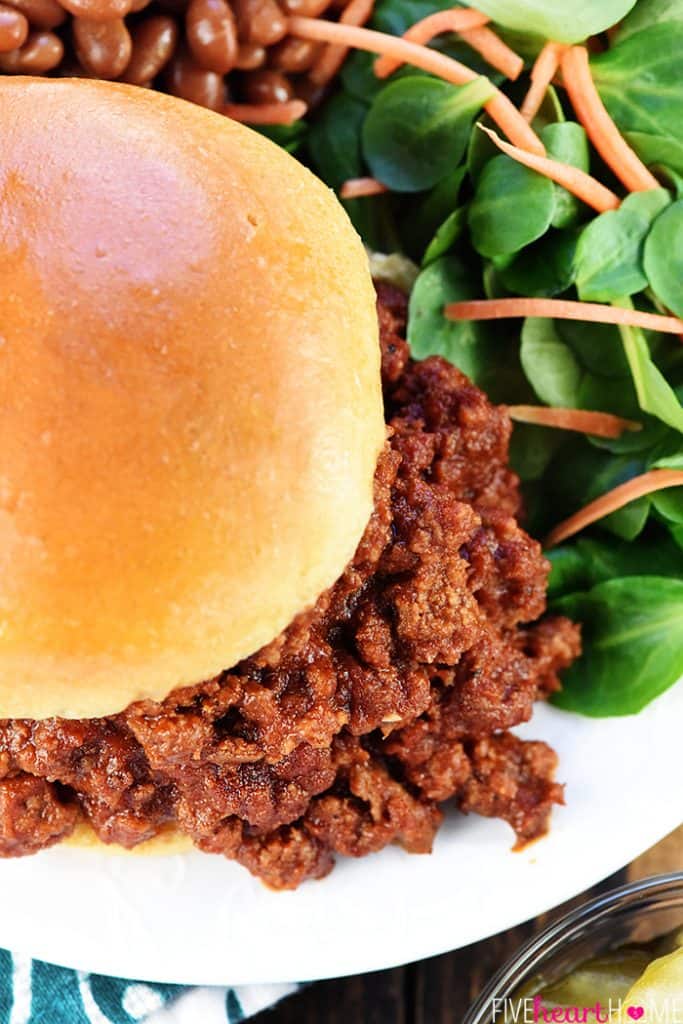 The VERY BEST Sloppy Joe Recipe (5STAR!!!) • FIVEheartHOME