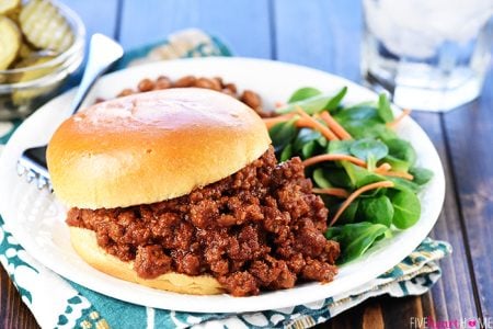 The VERY BEST Sloppy Joe Recipe (5-STAR!!!) • FIVEheartHOME