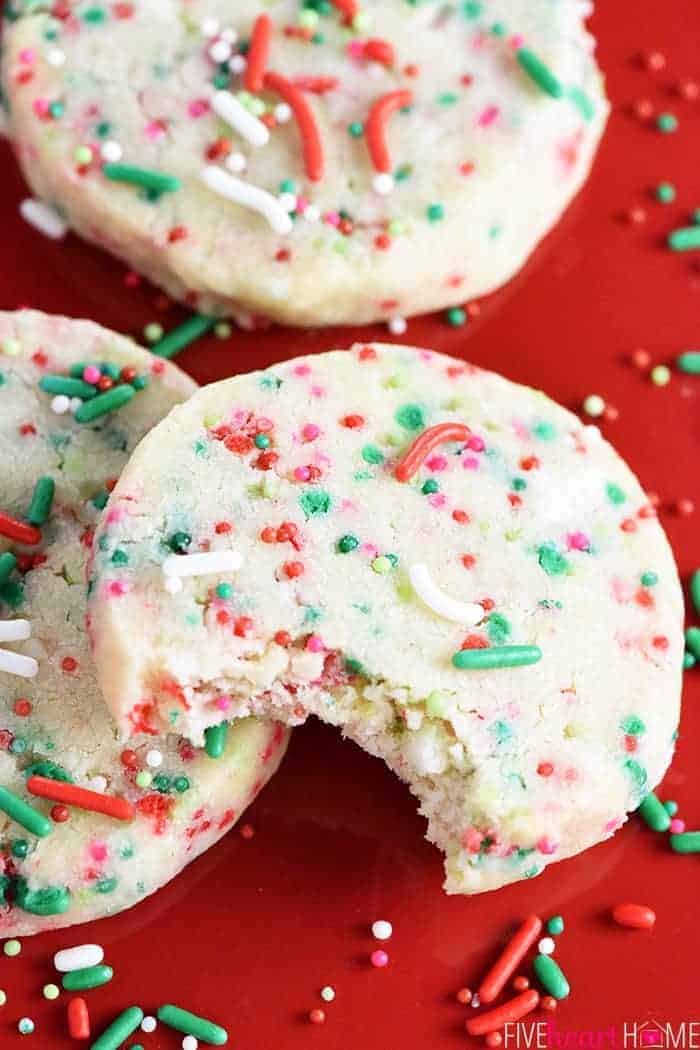 EASY Christmas Shortbread Cookies ~ SO YUMMY! • FIVEheartHOME