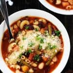 THE BEST Easy Minestrone Soup • FIVEheartHOME