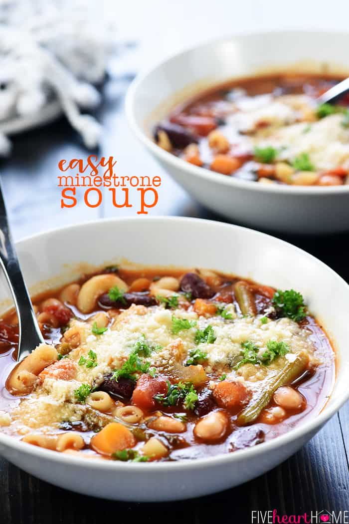 The Best EASY Soup Recipes ~ Cozy, Comforting, Delicious! • FIVEheartHOME
