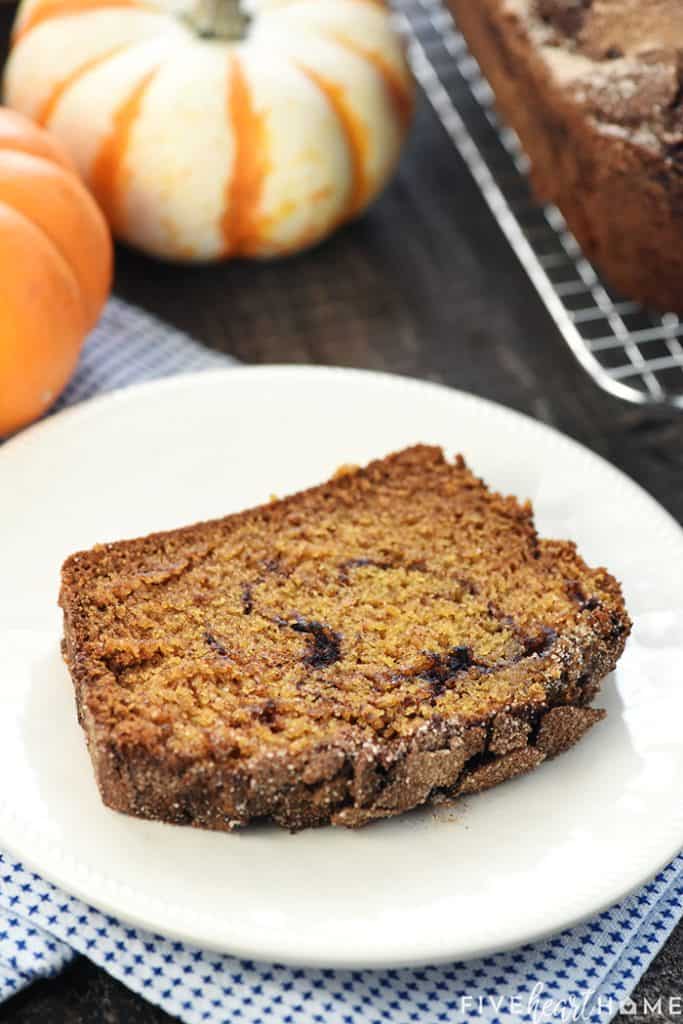 AMAZING Snickerdoodle Pumpkin Bread ~ The BEST! • FIVEheartHOME