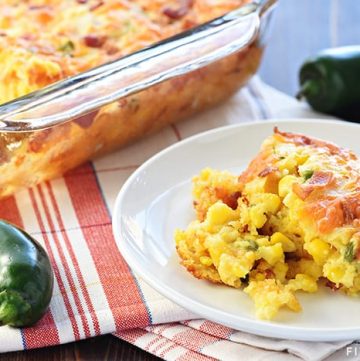 ULTIMATE Cornbread Casserole W/ Bacon From Scratch • FIVEheartHOME