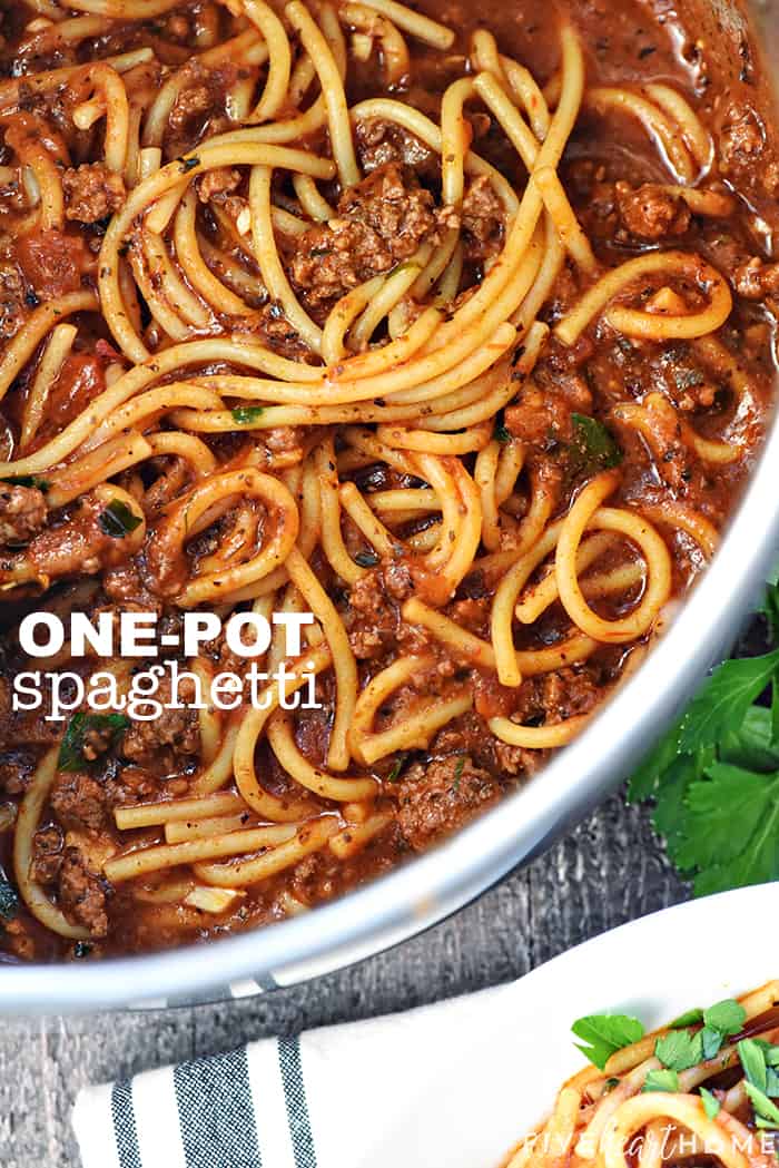 One Pot Spaghetti - Recipe