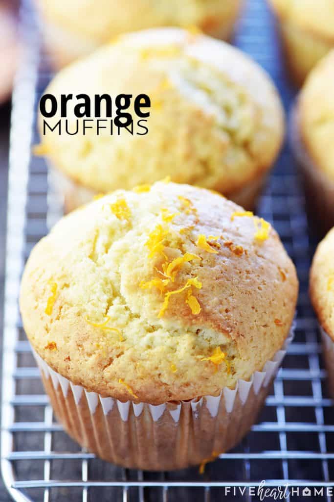 Scrumptious Orange Muffins • Fivehearthome