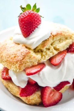 The ULTIMATE Homemade Strawberry Shortcake • FIVEheartHOME