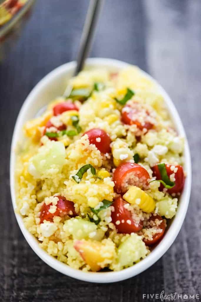 Summer Couscous Salad • FIVEheartHOME