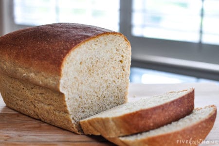 The Very BEST Whole Wheat Bread • FIVEheartHOME