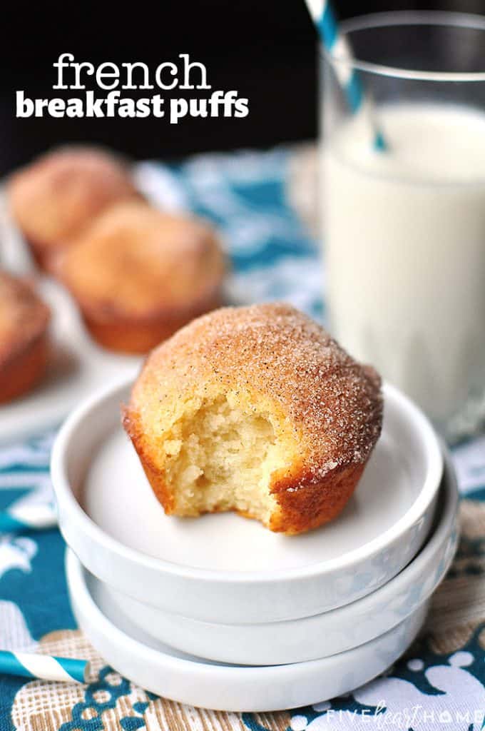 French Breakfast Puffs ~ Yummy Vintage Recipe! • FIVEheartHOME