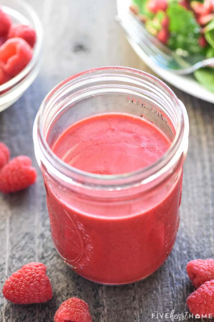 AMAZING Raspberry Vinaigrette • FIVEheartHOME