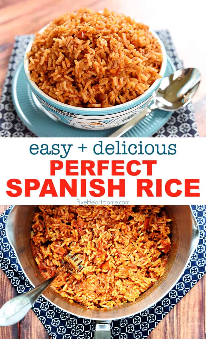 The BEST Easy Spanish Rice ~ Quick + Foolproof! • FIVEheartHOME