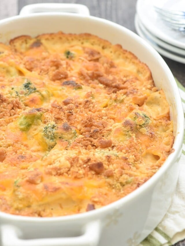 Broccoli Cheese Casserole • FIVEheartHOME