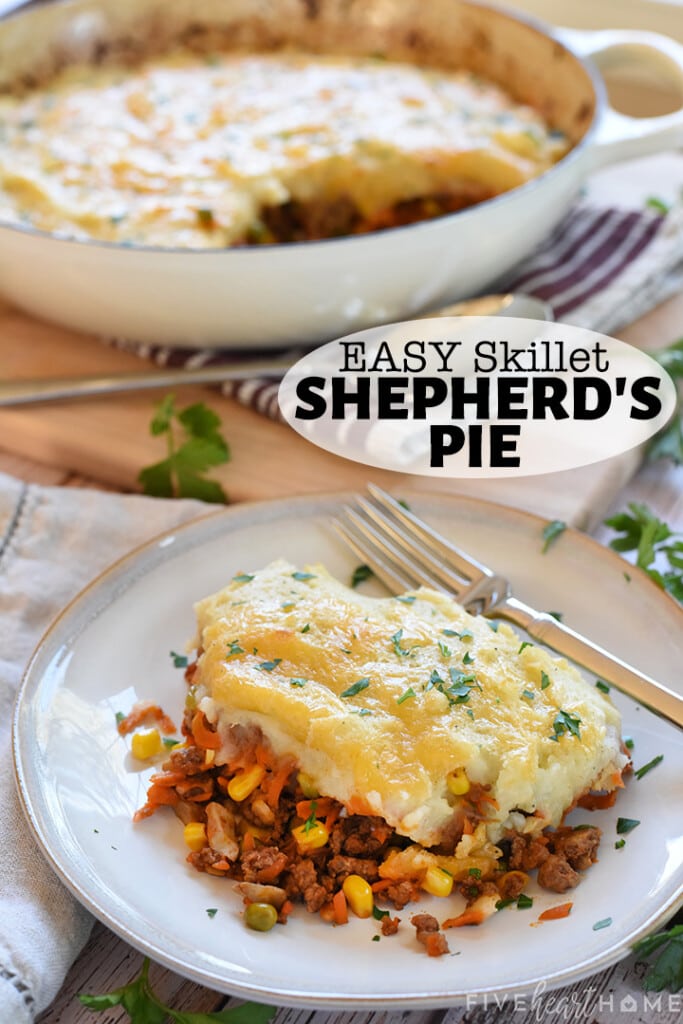 Skillet Shepherd's Pie Recipe - Sugar Spices Life