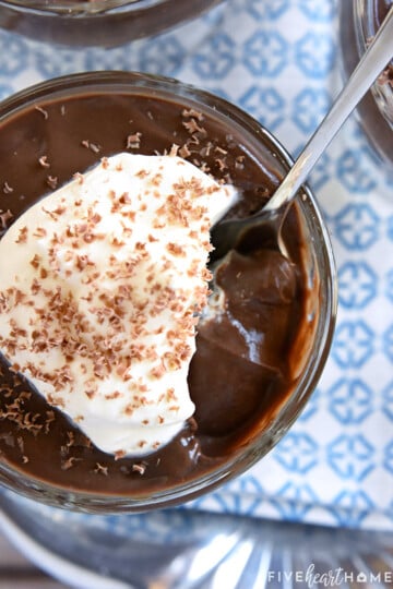 The BEST Homemade Chocolate Pudding • FIVEheartHOME