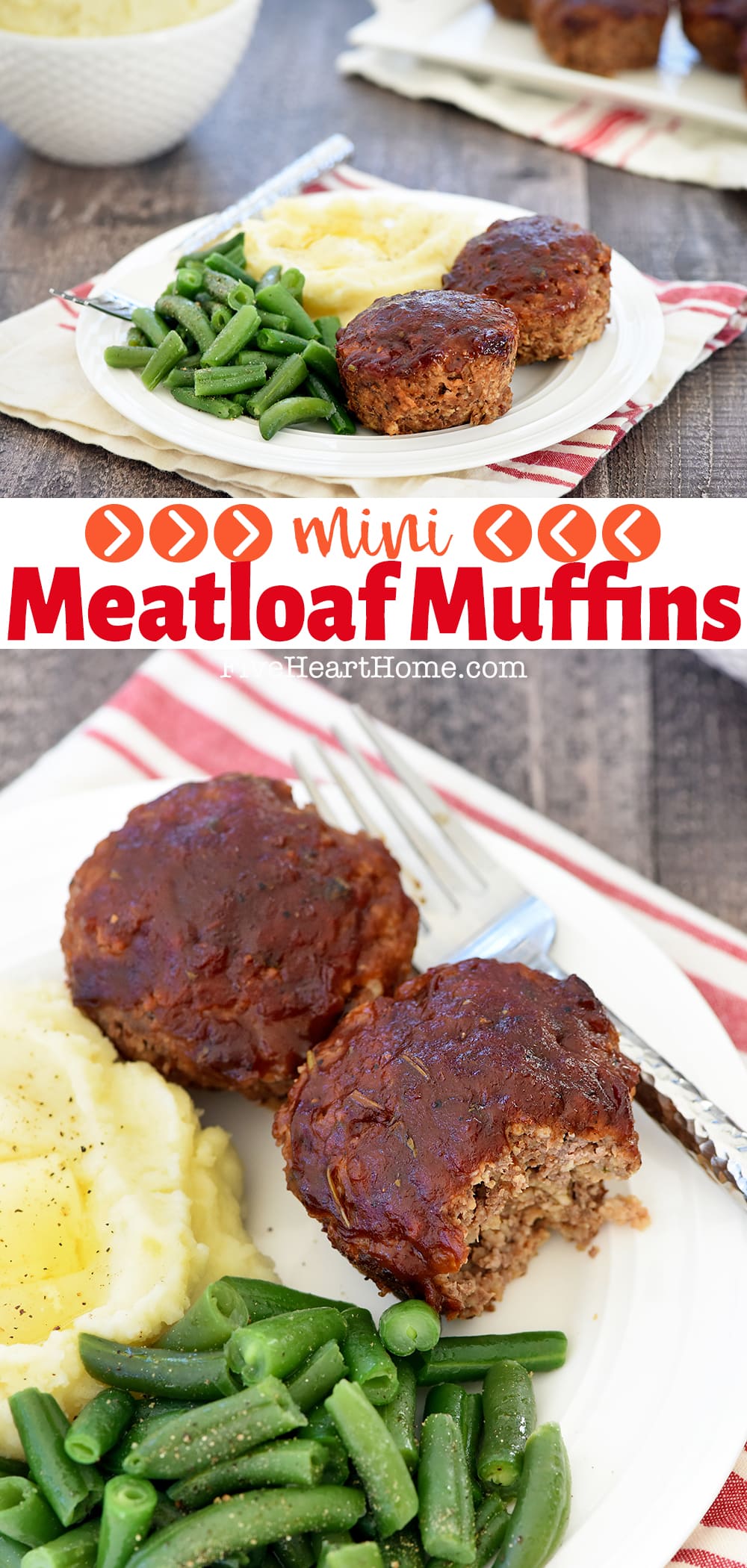 EASY + YUMMY Mini Meatloaf Muffins • FIVEheartHOME