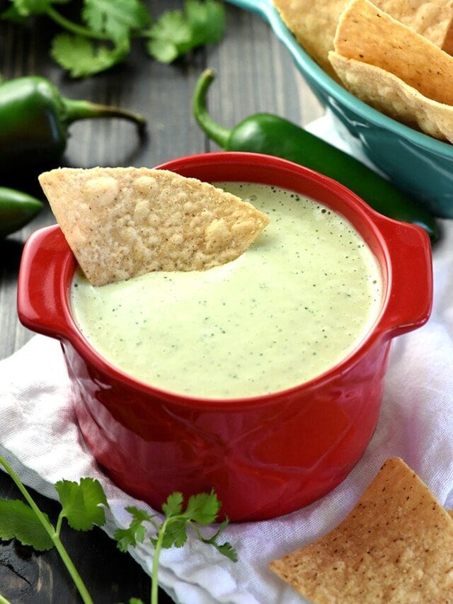 Creamy Jalapeño Dip - Chuy's Copycat Recipe • FIVEheartHOME