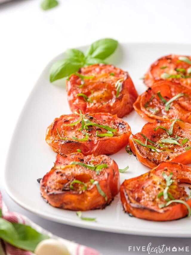 Oven Roasted Tomatoes Fivehearthome