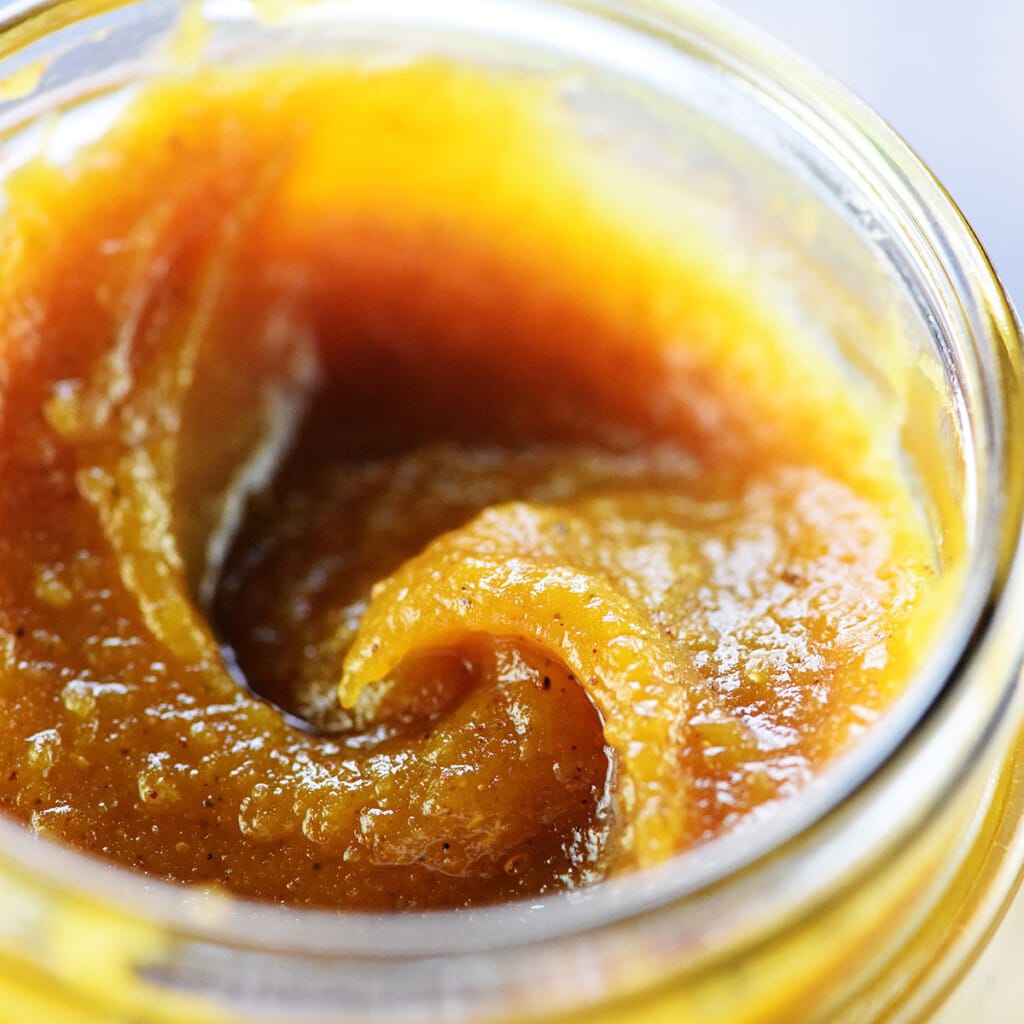 Close-up of Pumpkin Butter recipe.