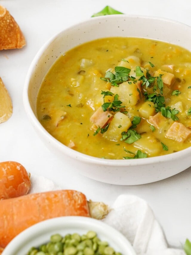 Crockpot Split Pea Soup • FIVEheartHOME